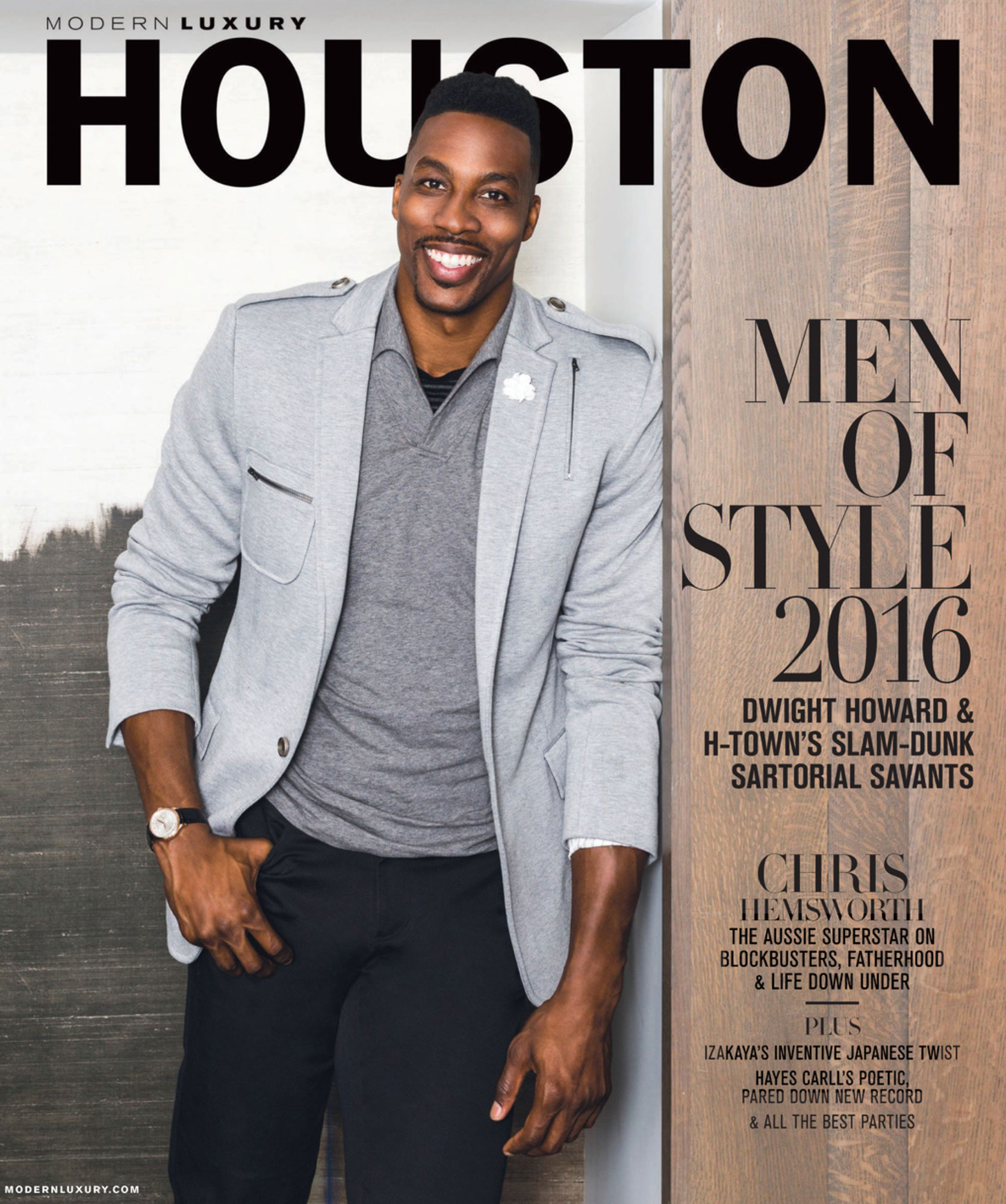 Modern Luxury Houston Dwight Howard - Magazine Photography - Julie Soefer Photography